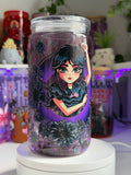 Wednesday Reverse Lava cup-16oz Handmade