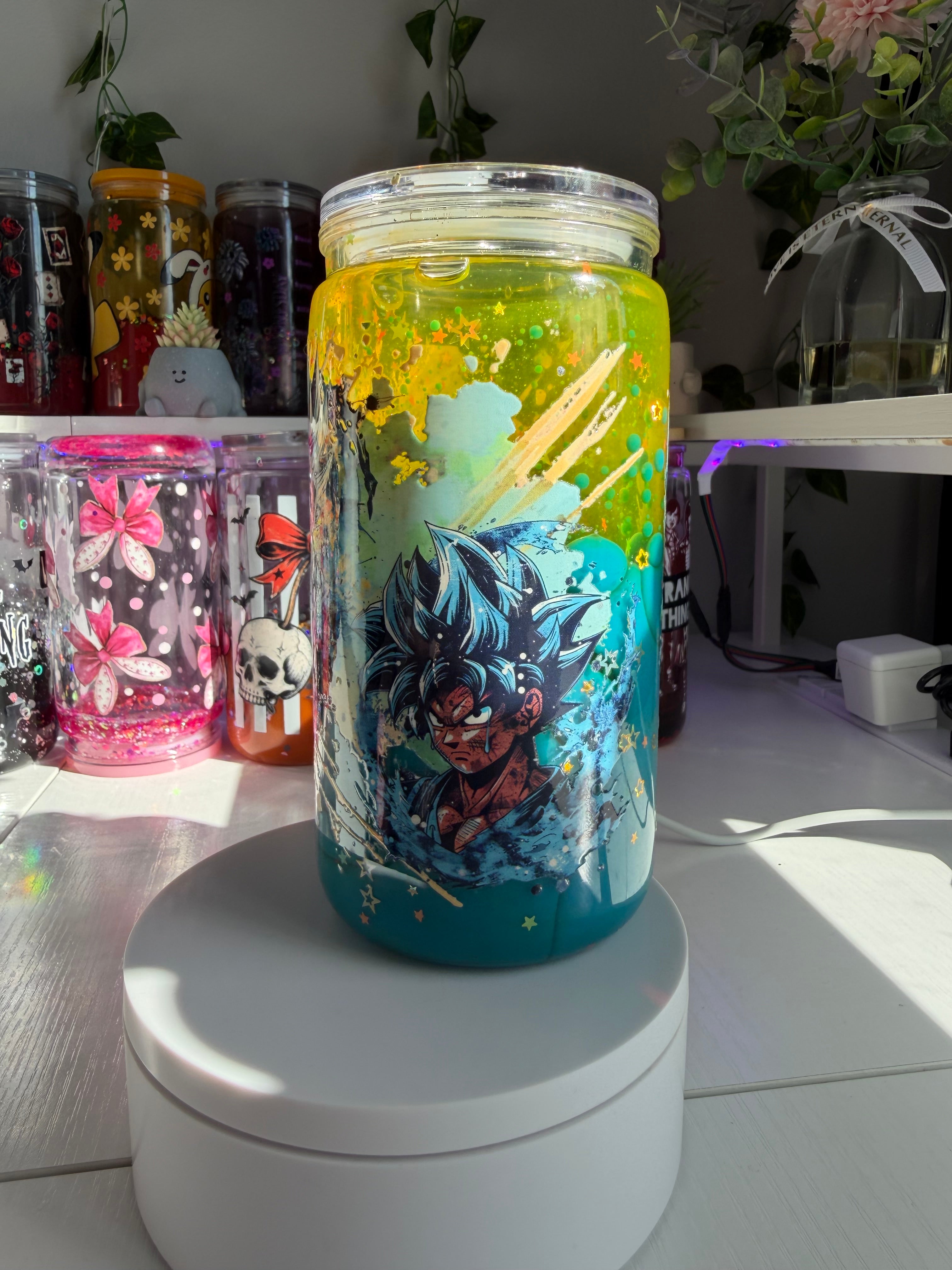 💙Super Sayian Goku Lava Cup