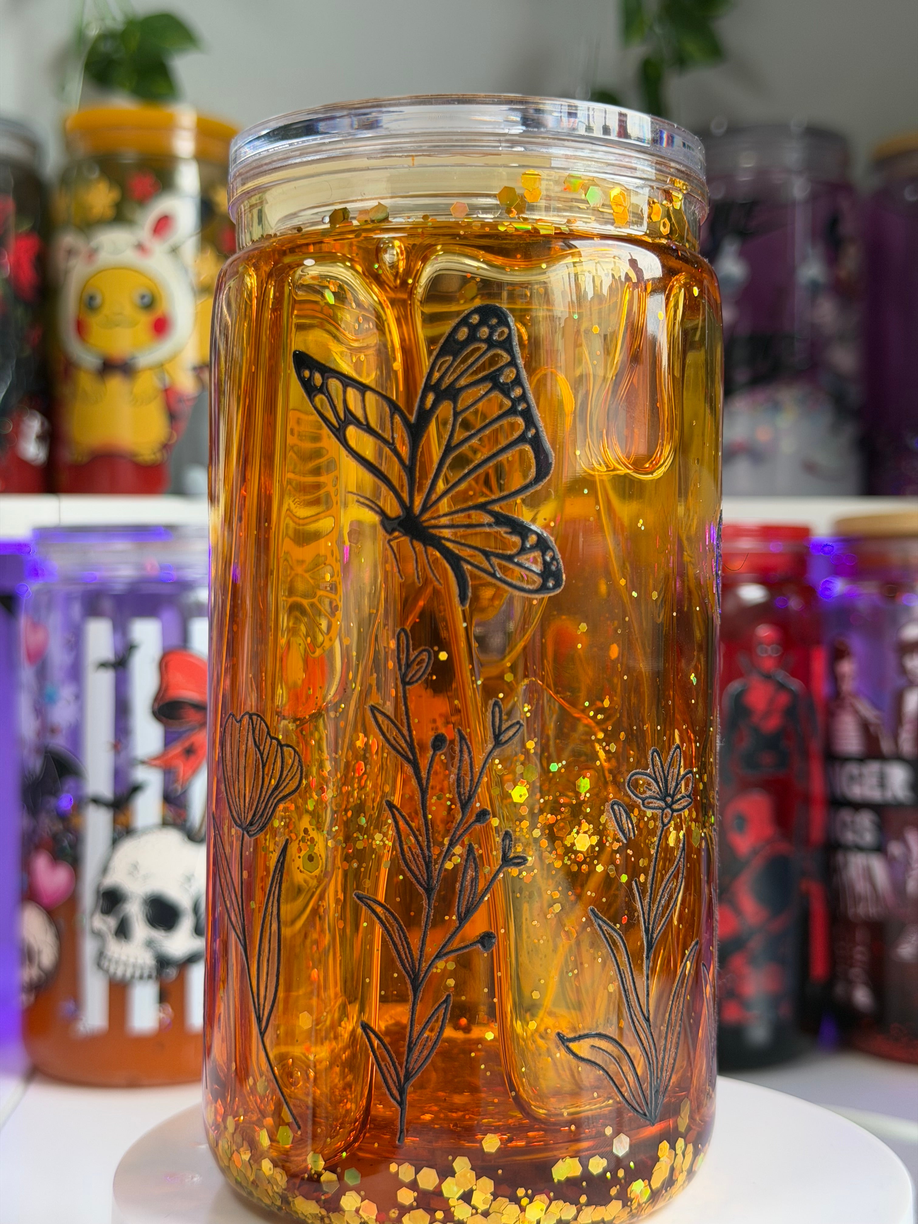 Amber Butterfly Honey Drip-16oz