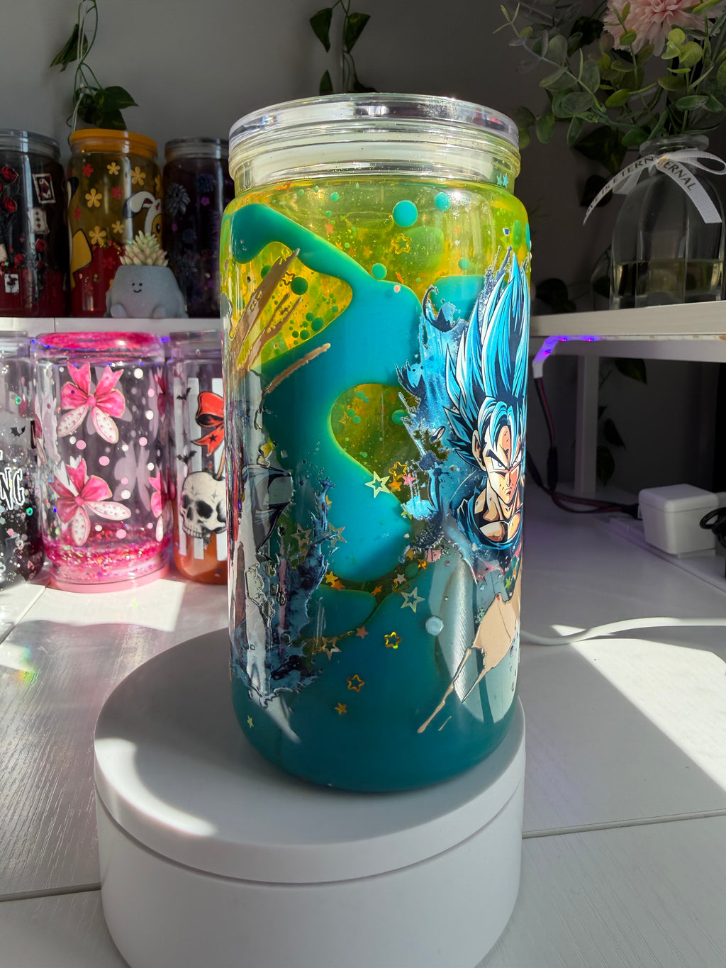 💙Super Sayian Goku Lava Cup