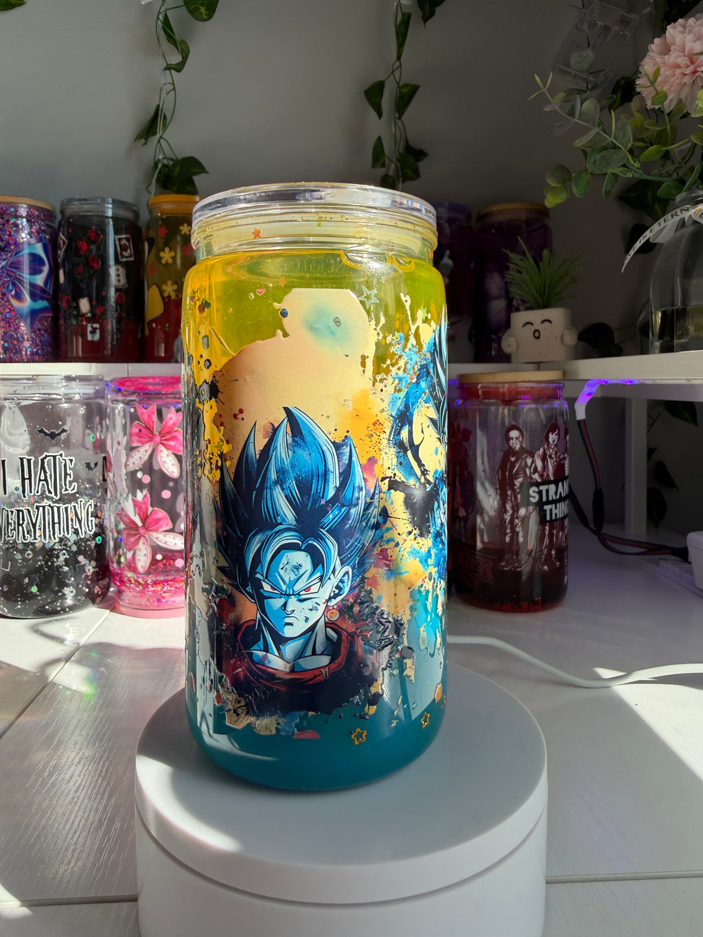 💙Super Sayian Goku Lava Cup