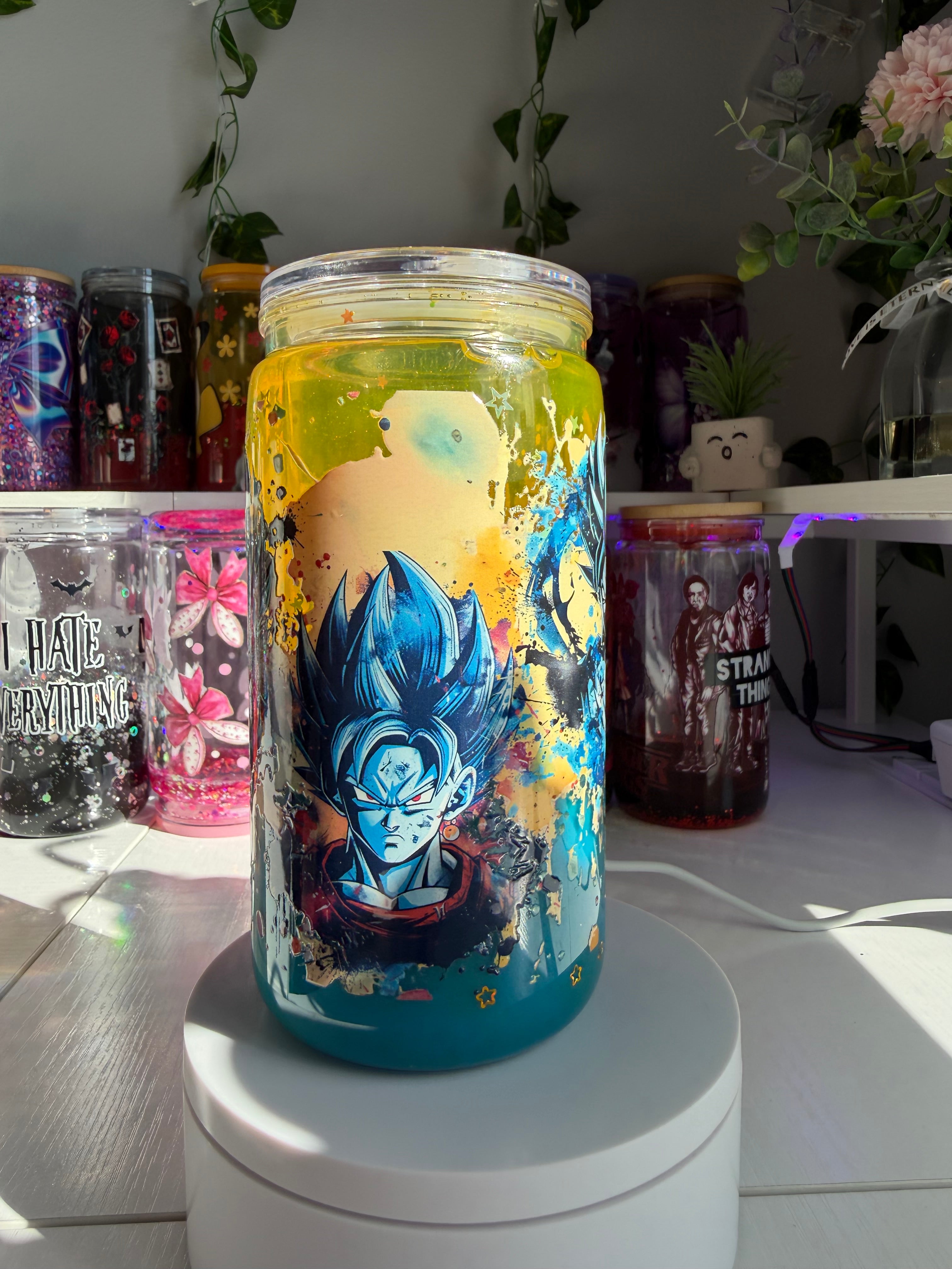 💙Super Sayian Goku Lava Cup