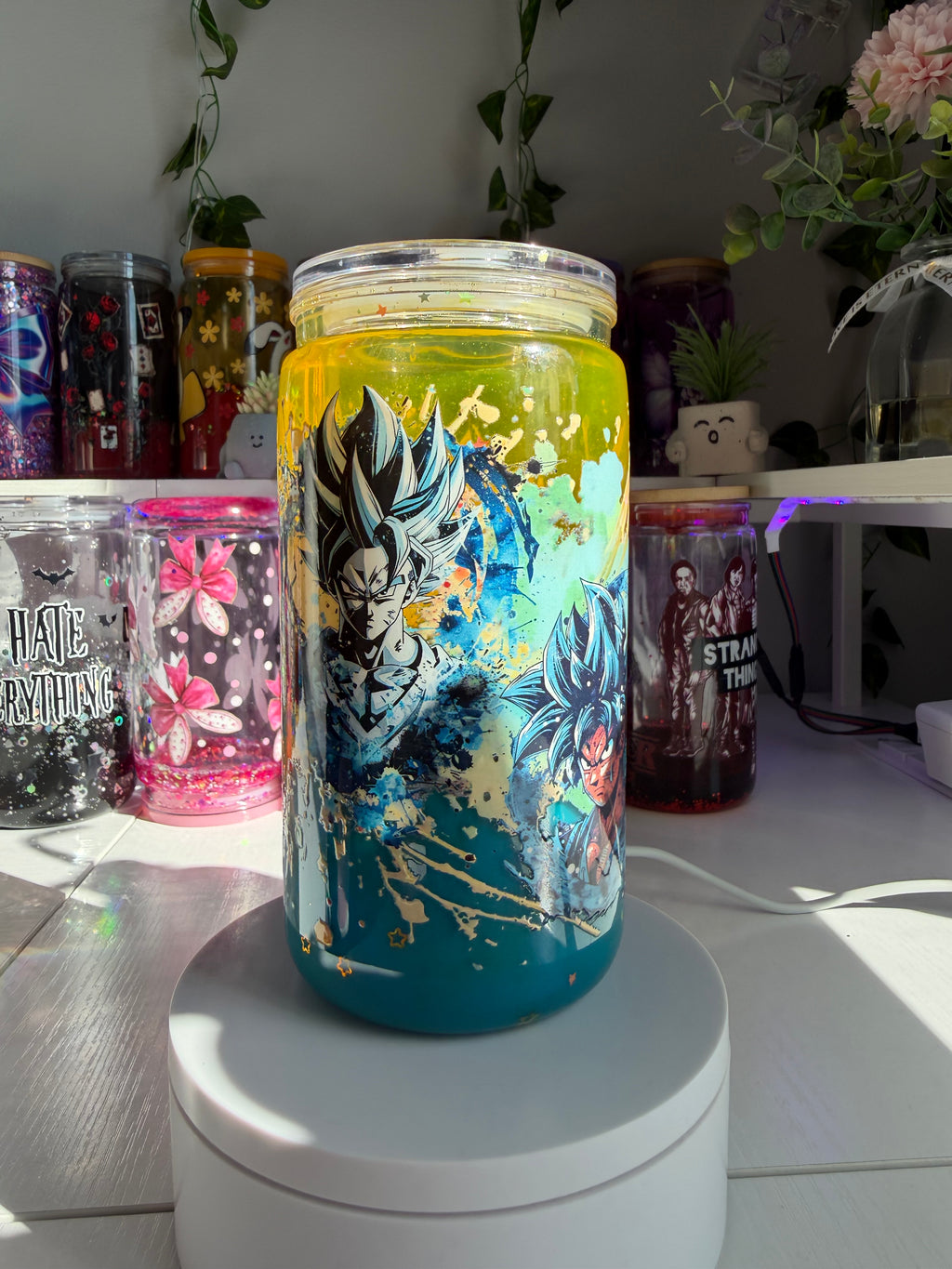 💙Super Sayian Goku Lava Cup