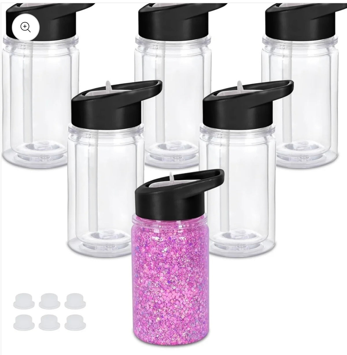 10 oz Acrylic snowglobe Kids cup